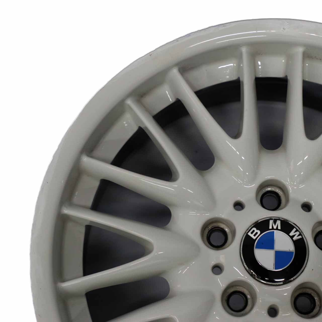 BMW E46 Rear White Wheel Alloy Rim V spoke 72 18" 8,5J ET:50 2229155