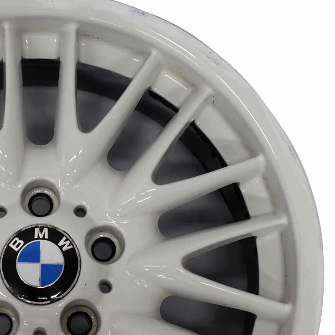 BMW E46 Rear White Wheel Alloy Rim V spoke 72 18" 8,5J ET:50 2229155