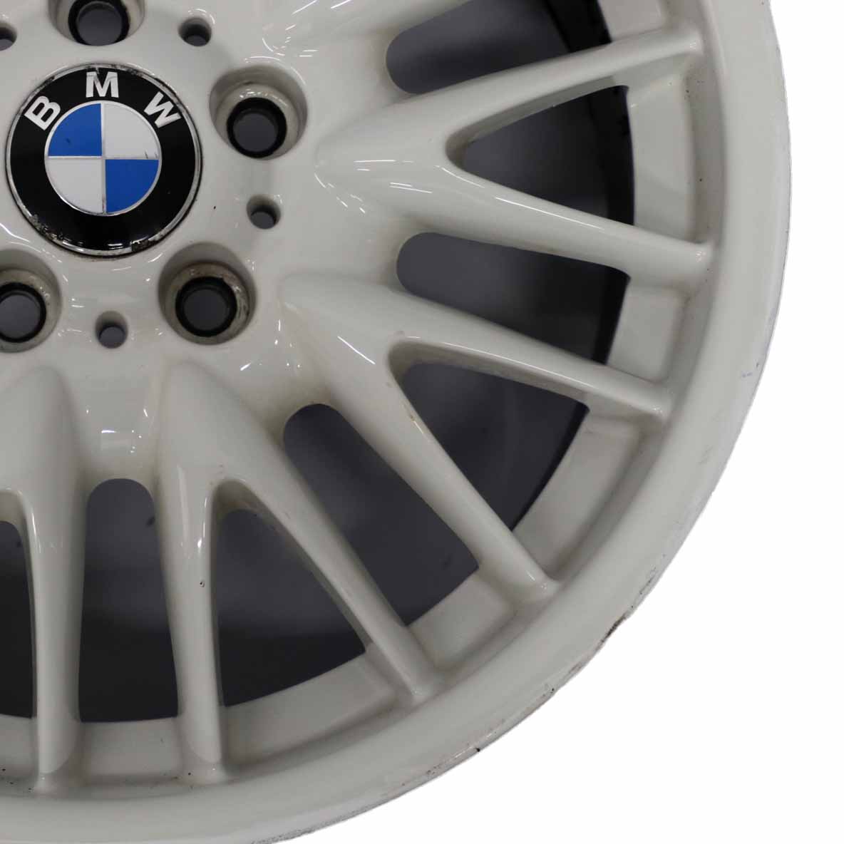 BMW E46 Rear White Wheel Alloy Rim V spoke 72 18" 8,5J ET:50 2229155