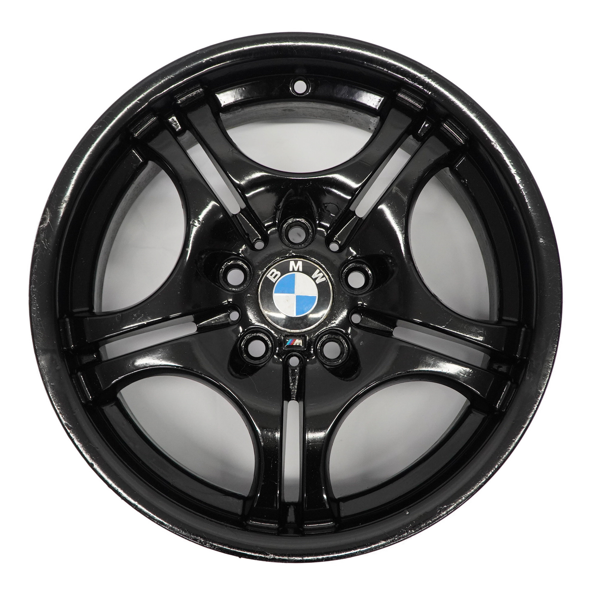 BMW E46 Vorderrad Schwarz Felge 17" M Doppel speiche 68 7,5J ET:41 2229180