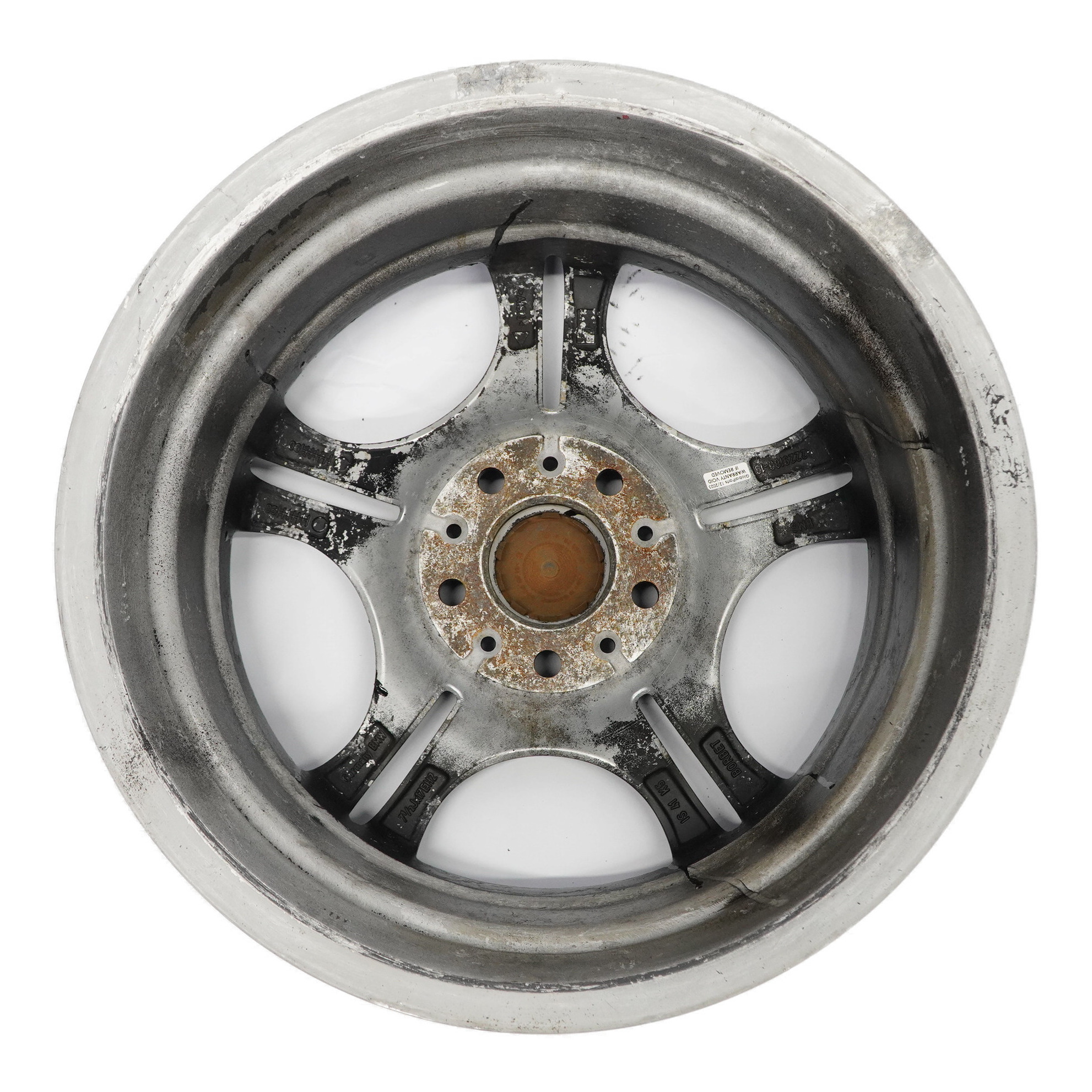 BMW E46 Vorderrad Schwarz Felge 17" M Doppel speiche 68 7,5J ET:41 2229180