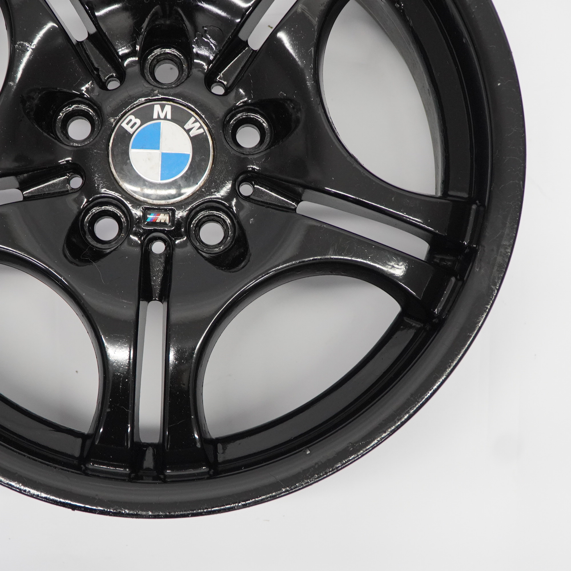 BMW E46 Vorderrad Schwarz Felge 17" M Doppel speiche 68 7,5J ET:41 2229180