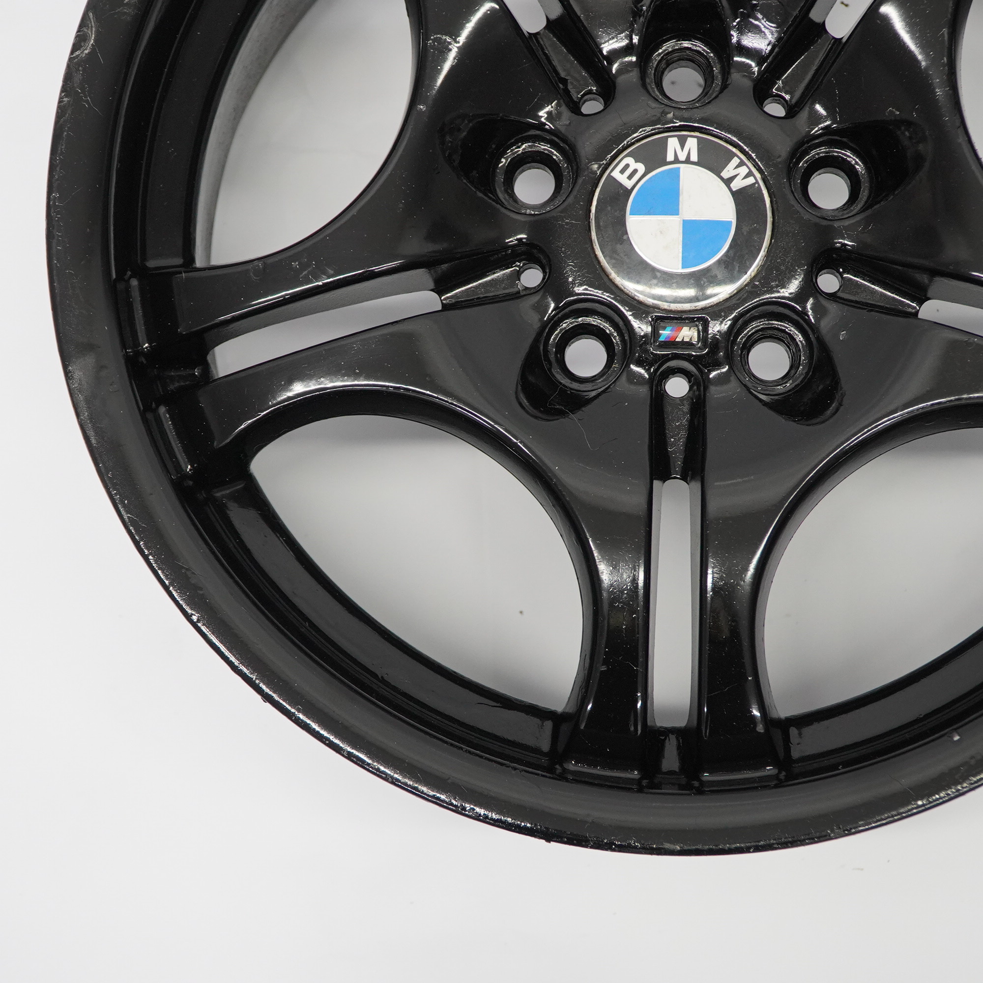 BMW E46 Vorderrad Schwarz Felge 17" M Doppel speiche 68 7,5J ET:41 2229180