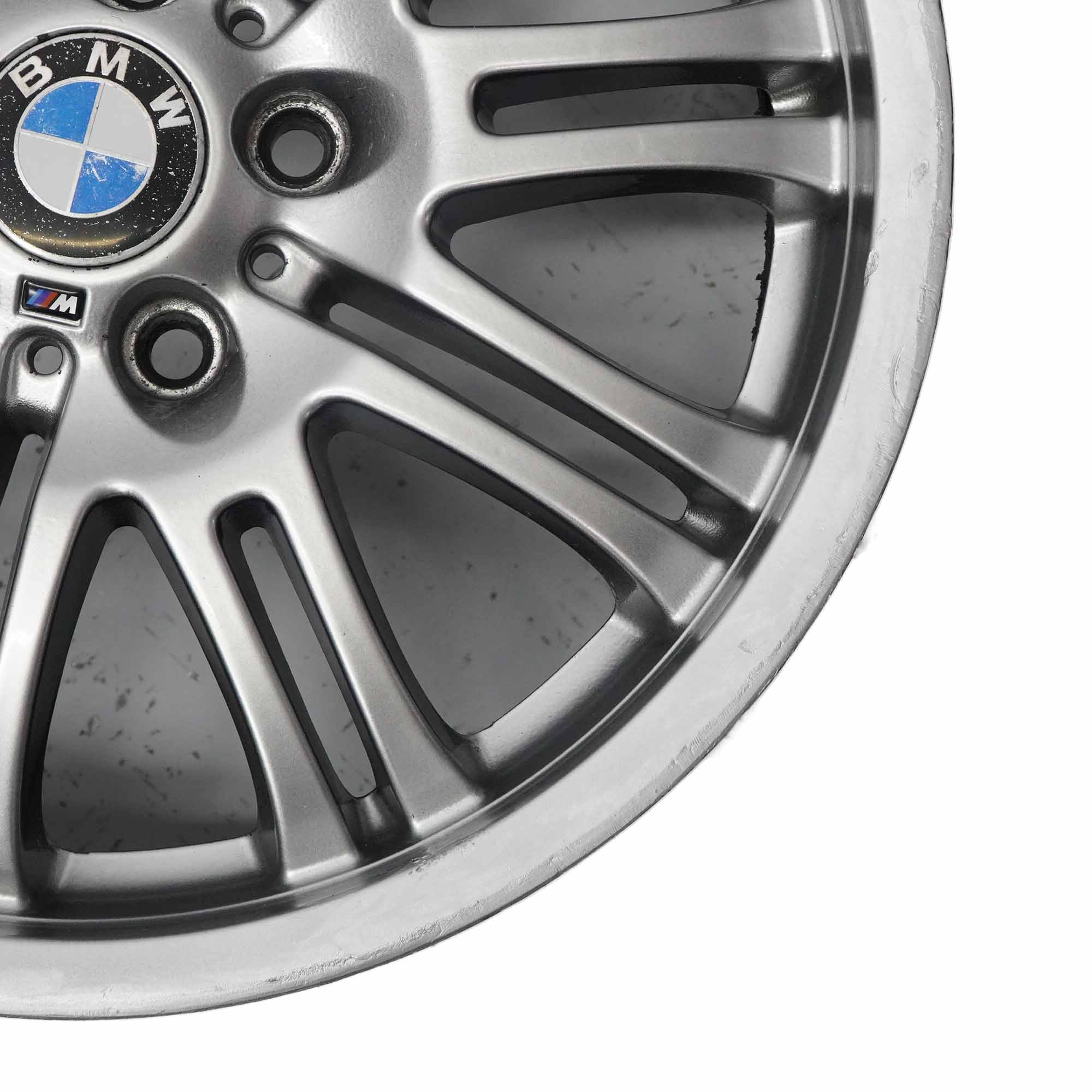 BMW E46 M3 Chromshadow Roue en alliage 18" 8J ET:47 M Double Spoke 67 2229950