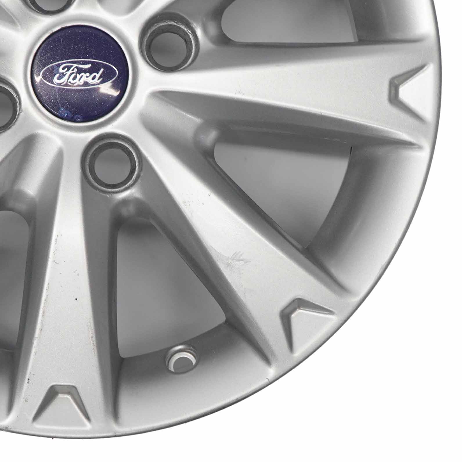 Ford Fiesta MK7 Silberne Leichtmetallfelge 15" 6J ET:47,5 7-Loch 8V21-1007-GA