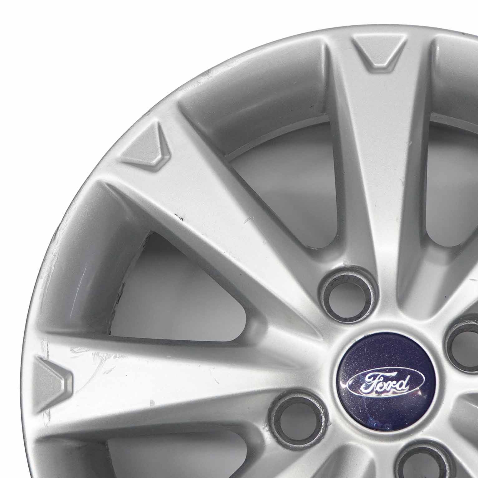 Ford Fiesta MK7 Silberne Leichtmetallfelge 15" 6J ET:47,5 7-Loch 8V21-1007-GA