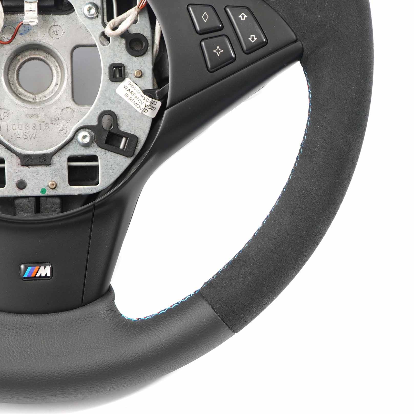 BMW E60 M5 E63 M6 NEW Black Leather M Sport Steering Wheel SMG Paddle Shift