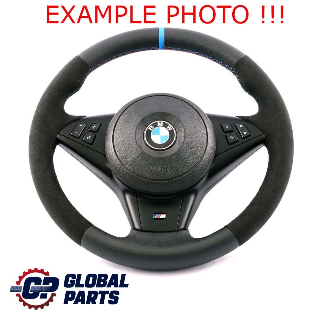 BMW 5 6 Series E60 E61 E63 E64 NEW Leather / Alcantara M-Sport Steering Wheel