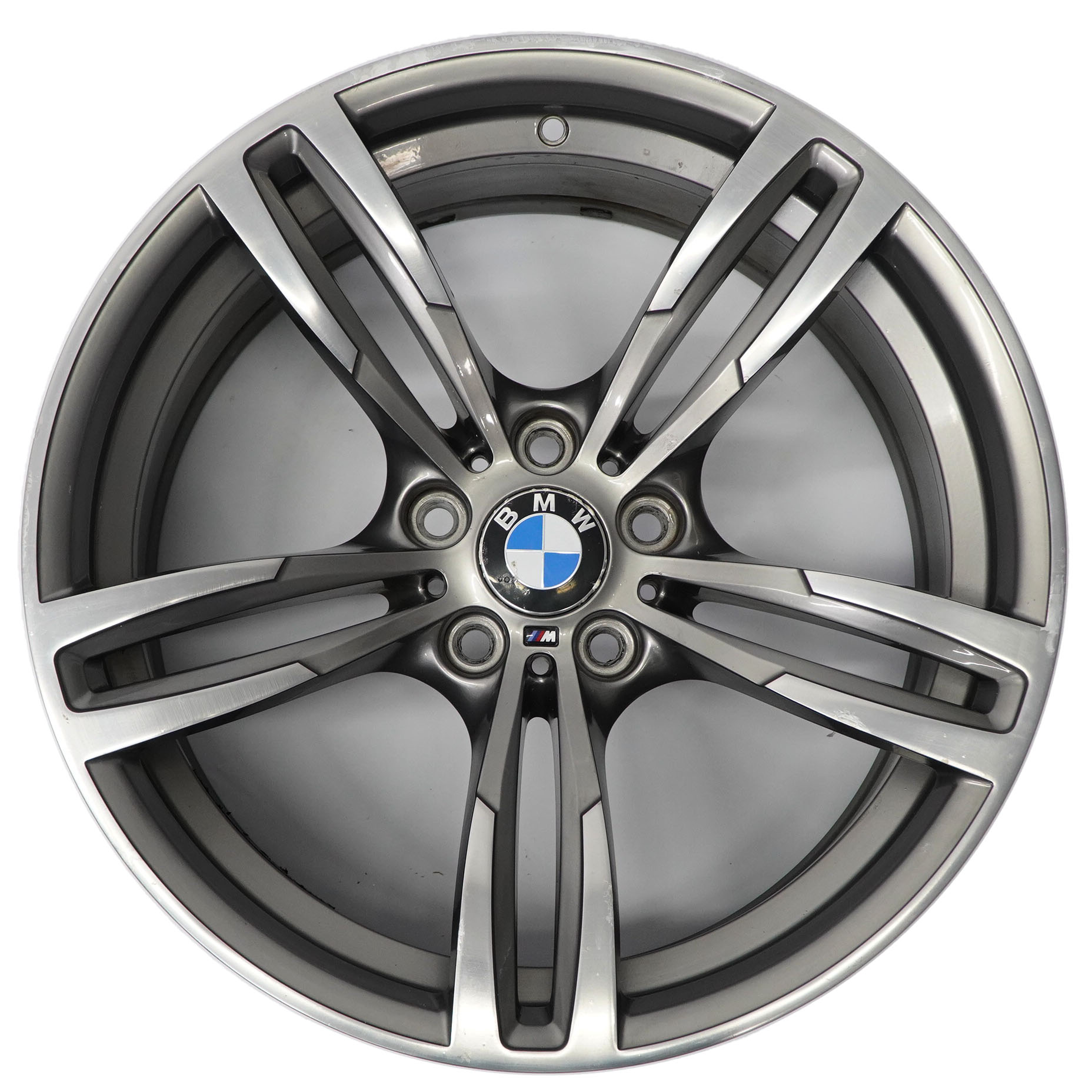 BMW F80 M3 F82 M4 Ferric Jante alliage roues avant grises 19" 9J M Double rayon