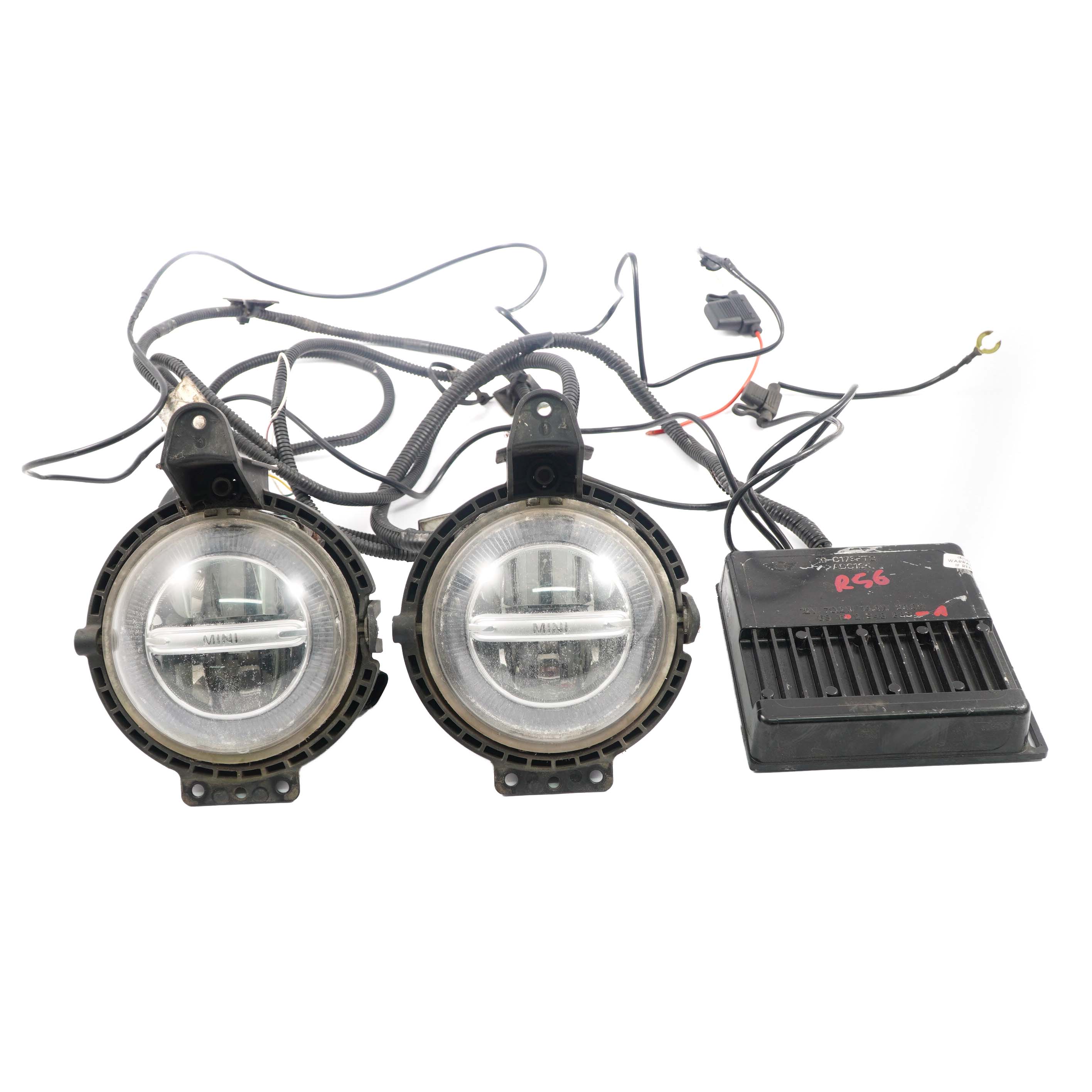 Mini R55 R56 R60 Daytime Running LED Fog Lights Module Set 2348833