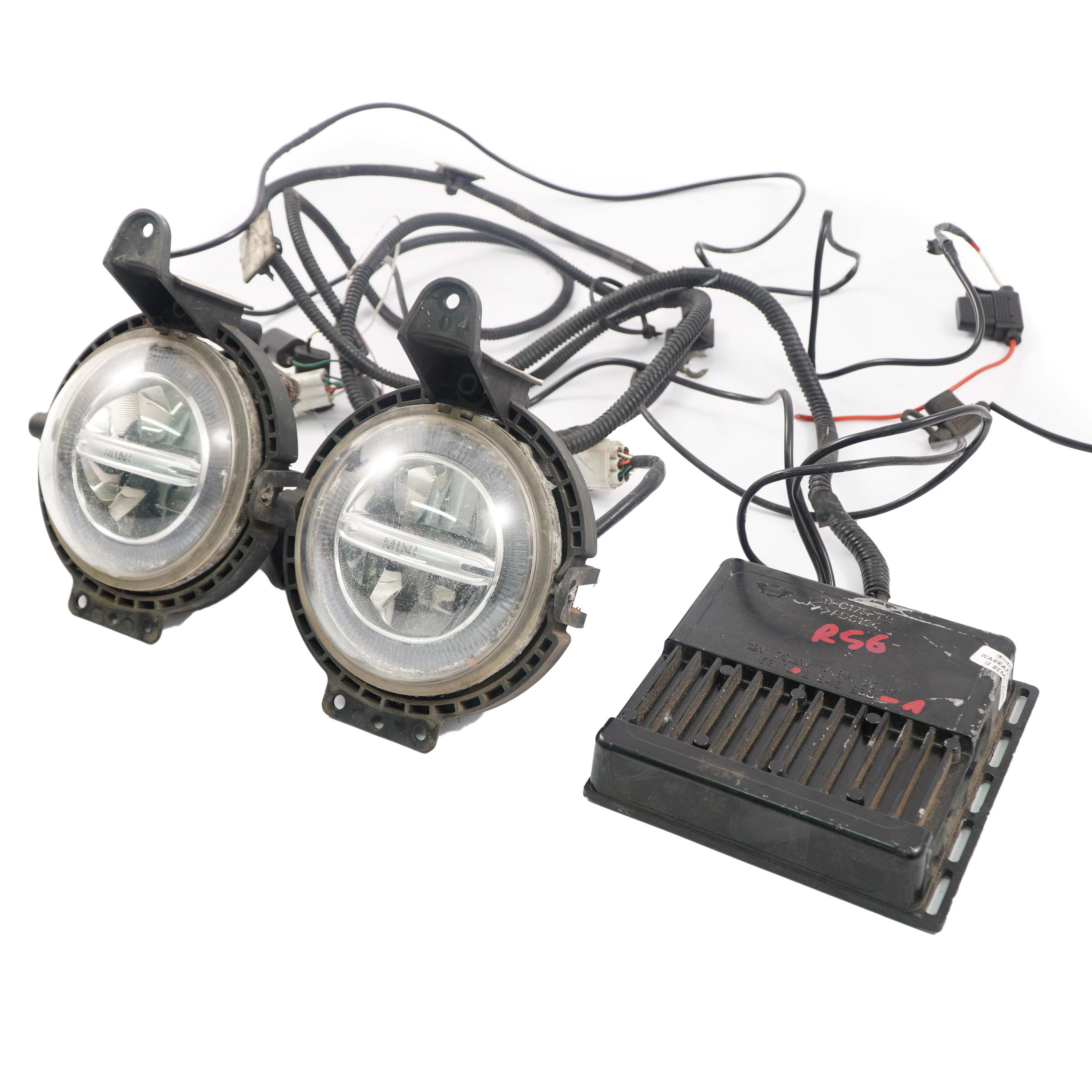 Mini R55 R56 R60 Daytime Running LED Fog Lights Module Set 2348833