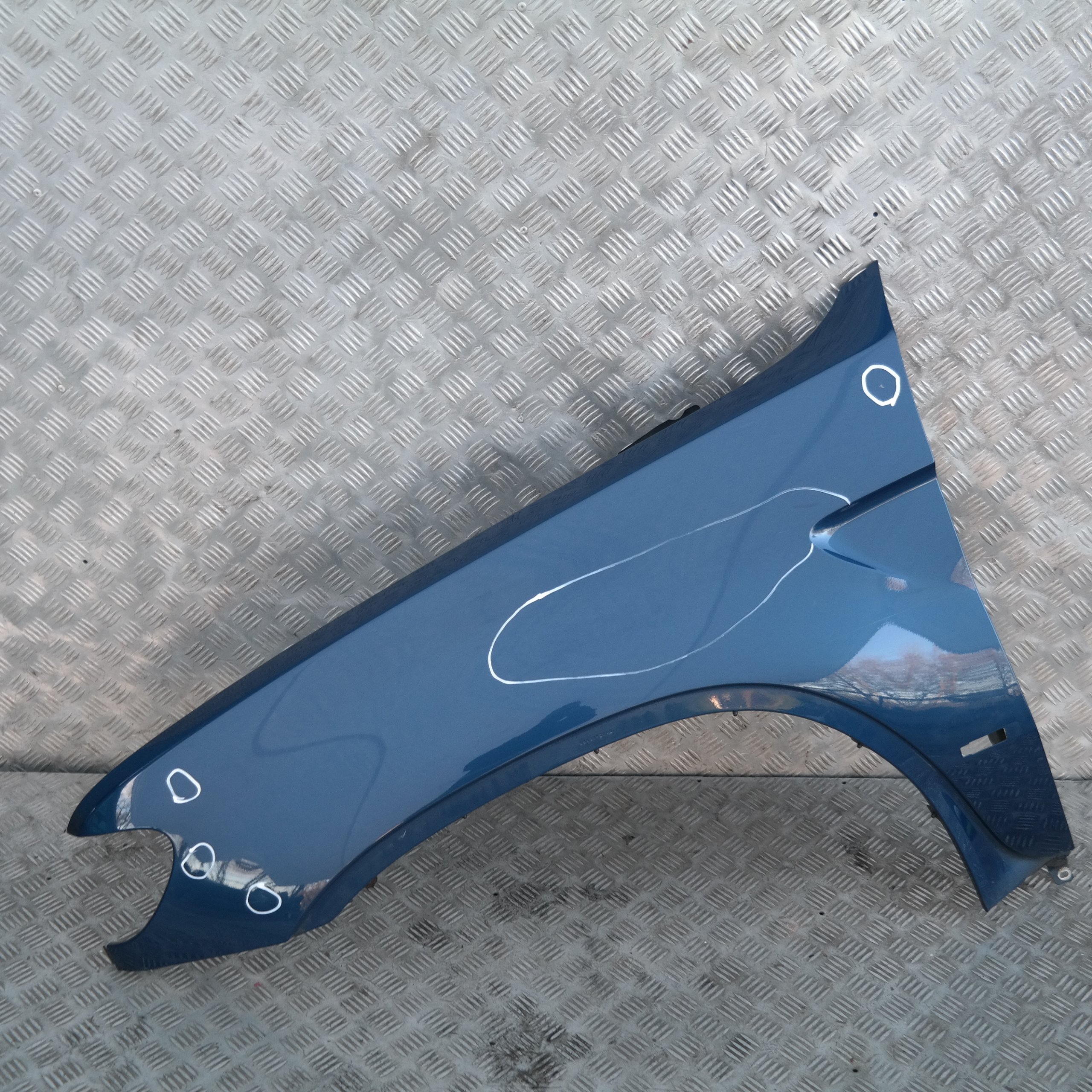 BMW X5 SERIES 1 E53 Side Panel Wing Fender Front Left N/S Topasblau Topaz Blue