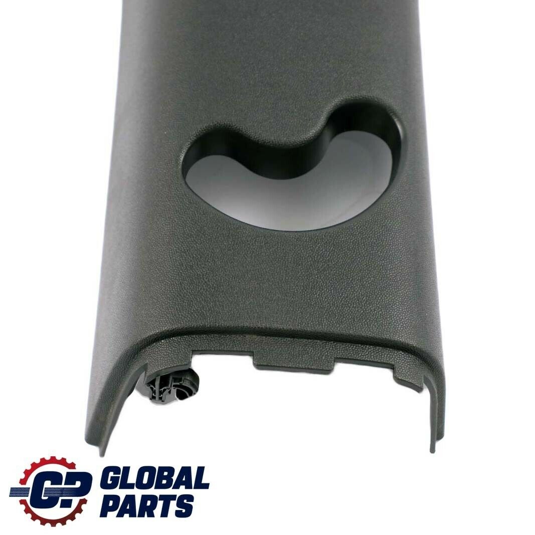 BMW MINI Cooper R56 R56N Cover B-column Upper Left N/S Carbon Black 7141531