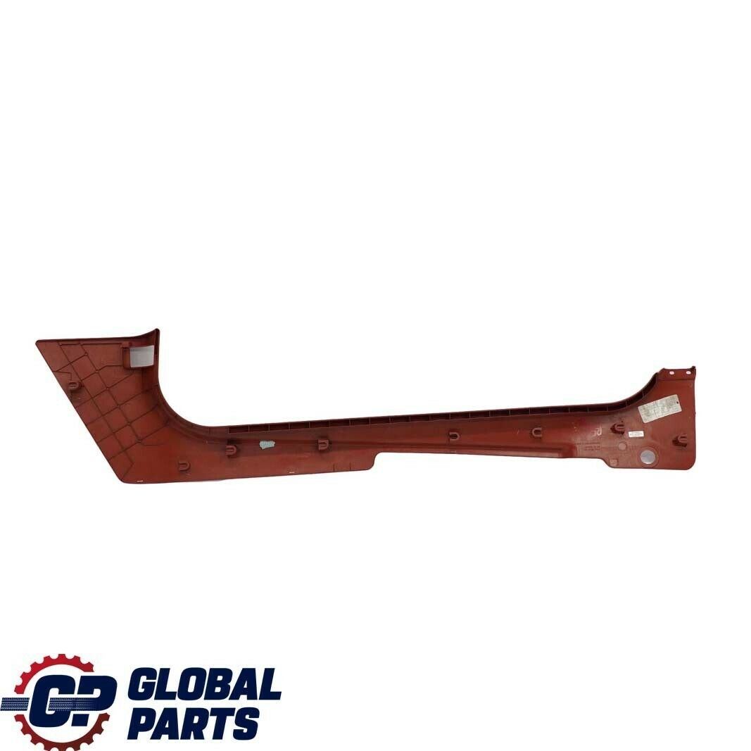 BMW MINI Cooper R56 Front Left N/S Lateral Entry Trim Panel Bottom Redwood Red