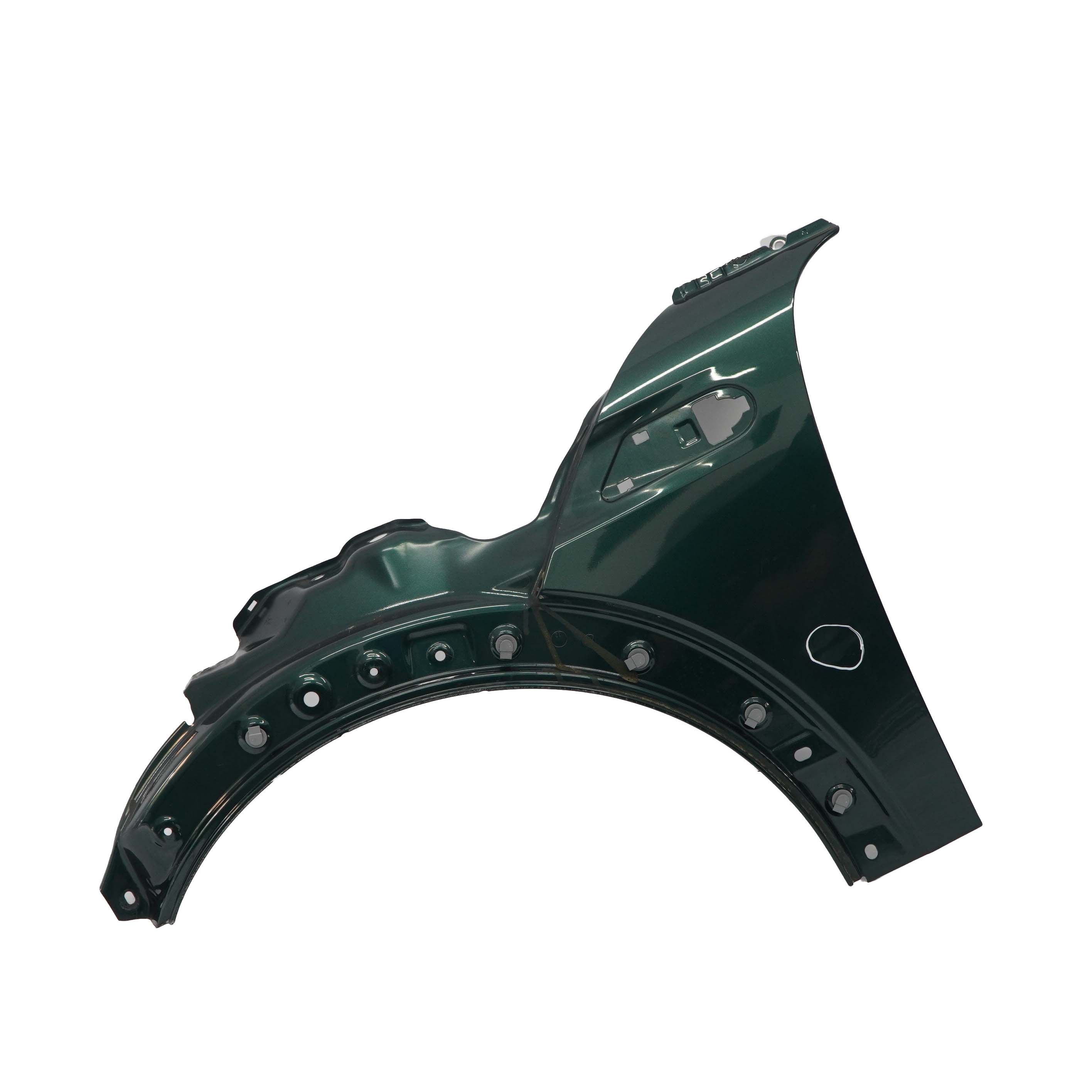 Mini R55 R56 R57 R58 Seitenwand Vorne Links British Racing Green Gruen A67