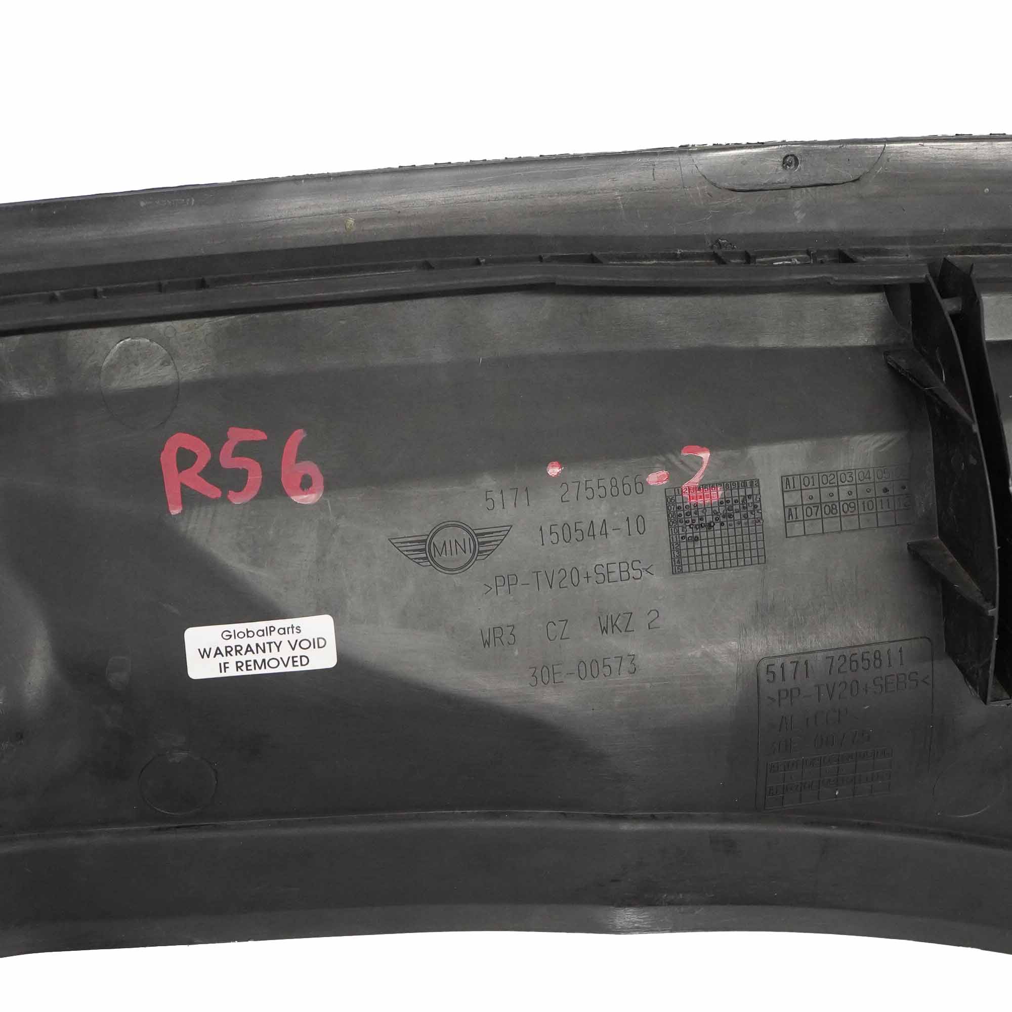 Bulkhead Upper Panel Mini R55 R56 R57 R58 Upper Trim Cover Panelling 2755866