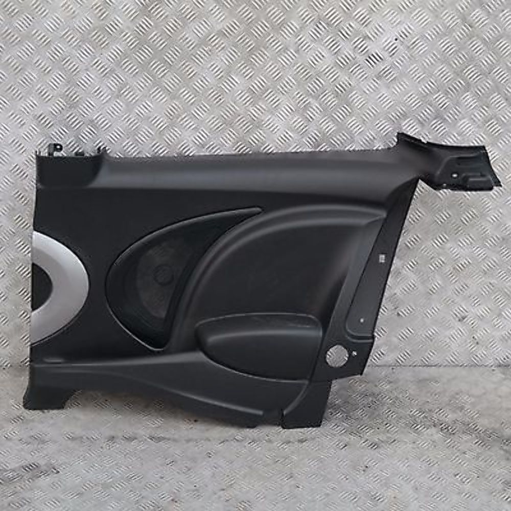 MINI Cooper R56 Lateral Interior Trim Panel Quarter Rear Right O/S Black / Grey