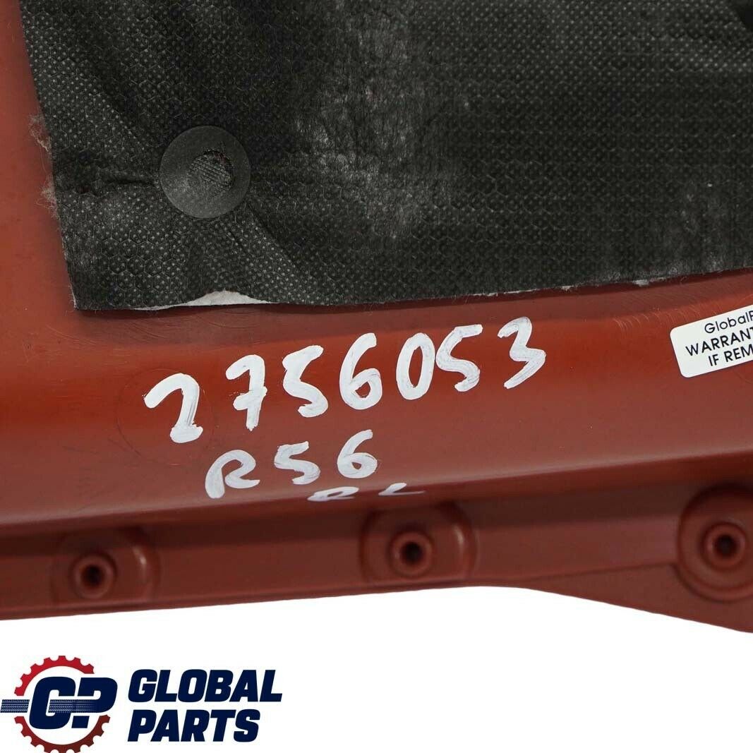 Mini Cooper R56 Seitenverkleidung Hinten Links Türverkleidung Redwood Red Rot