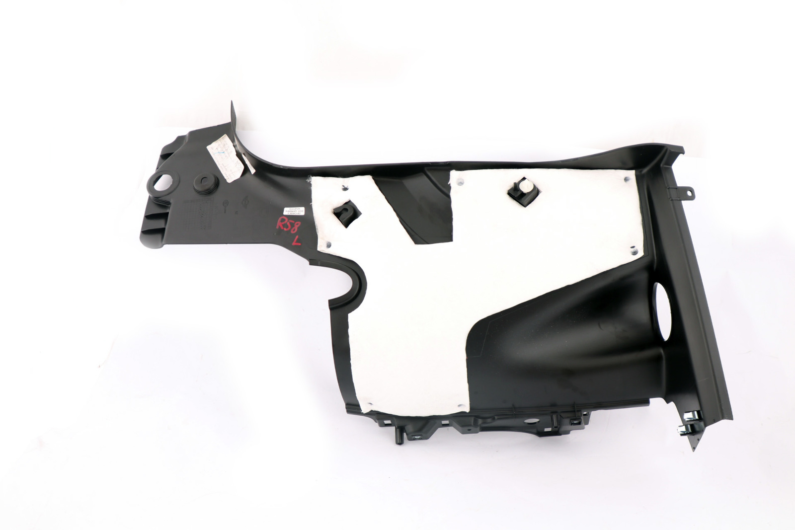 BMW Mini Coupé R58 Lateral Interior Trim Panel Rear Left N/S Black 2758899