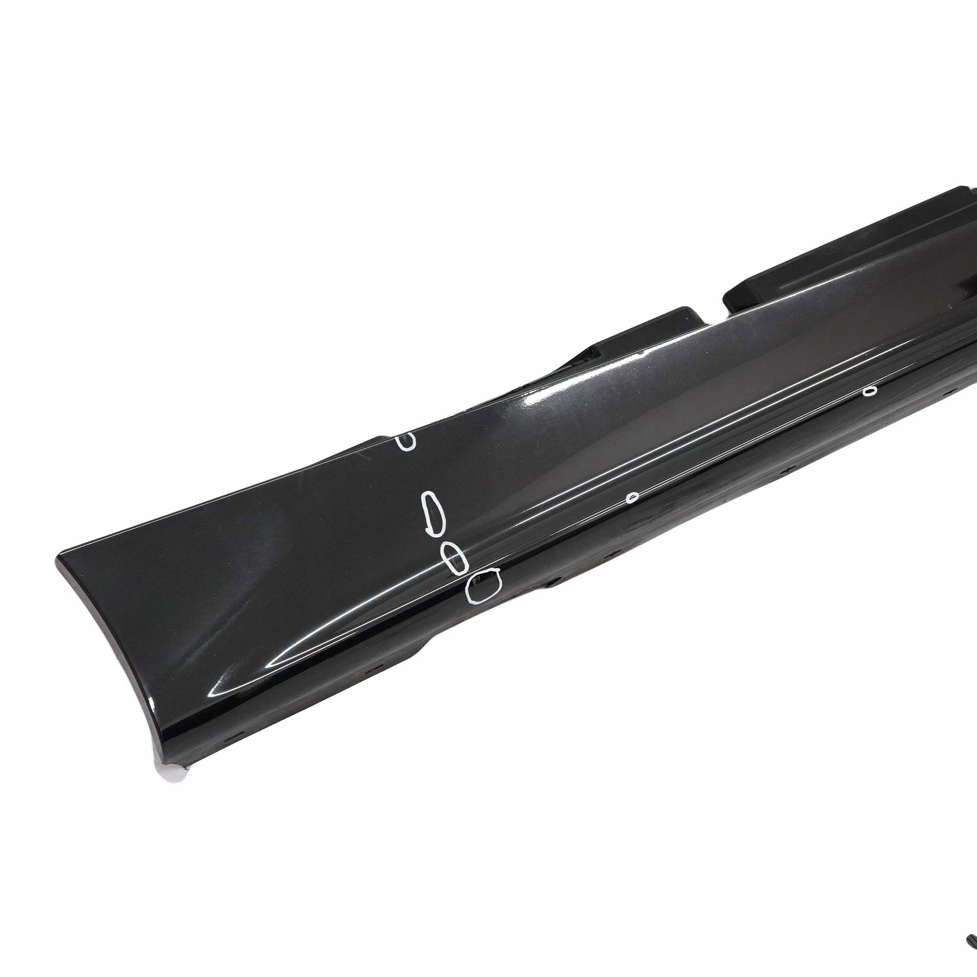 BMW 1 E87 3 Sill Strip Side Skirt Right O/S Black Sapphire Metallic - 475