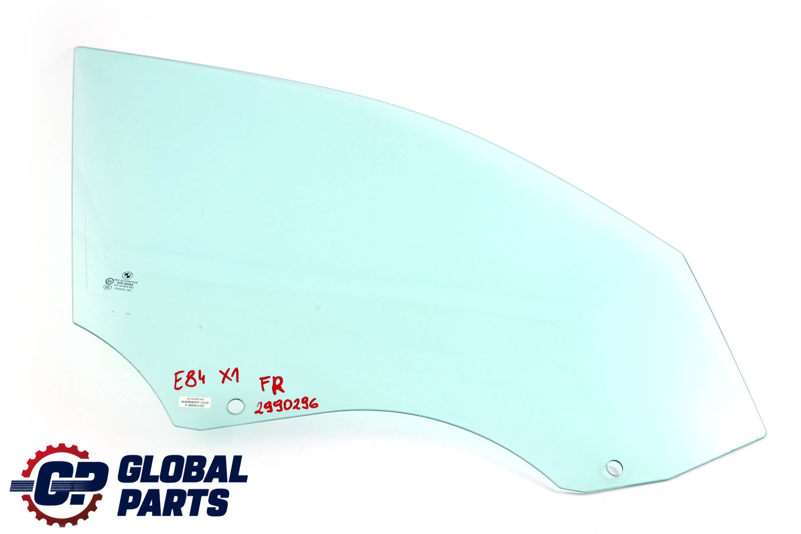 BMW X1 Series E84 Front Right Door O/S Side Window Glass Green AS2 2990296