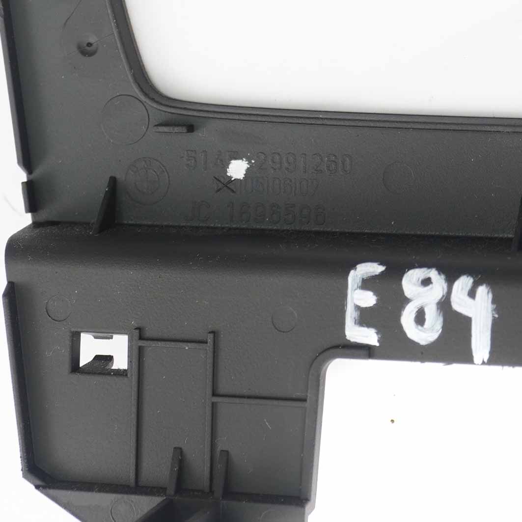 BMW X1 E84 Navigation Centre Console Frame Trim Cover Panel Black 2991260