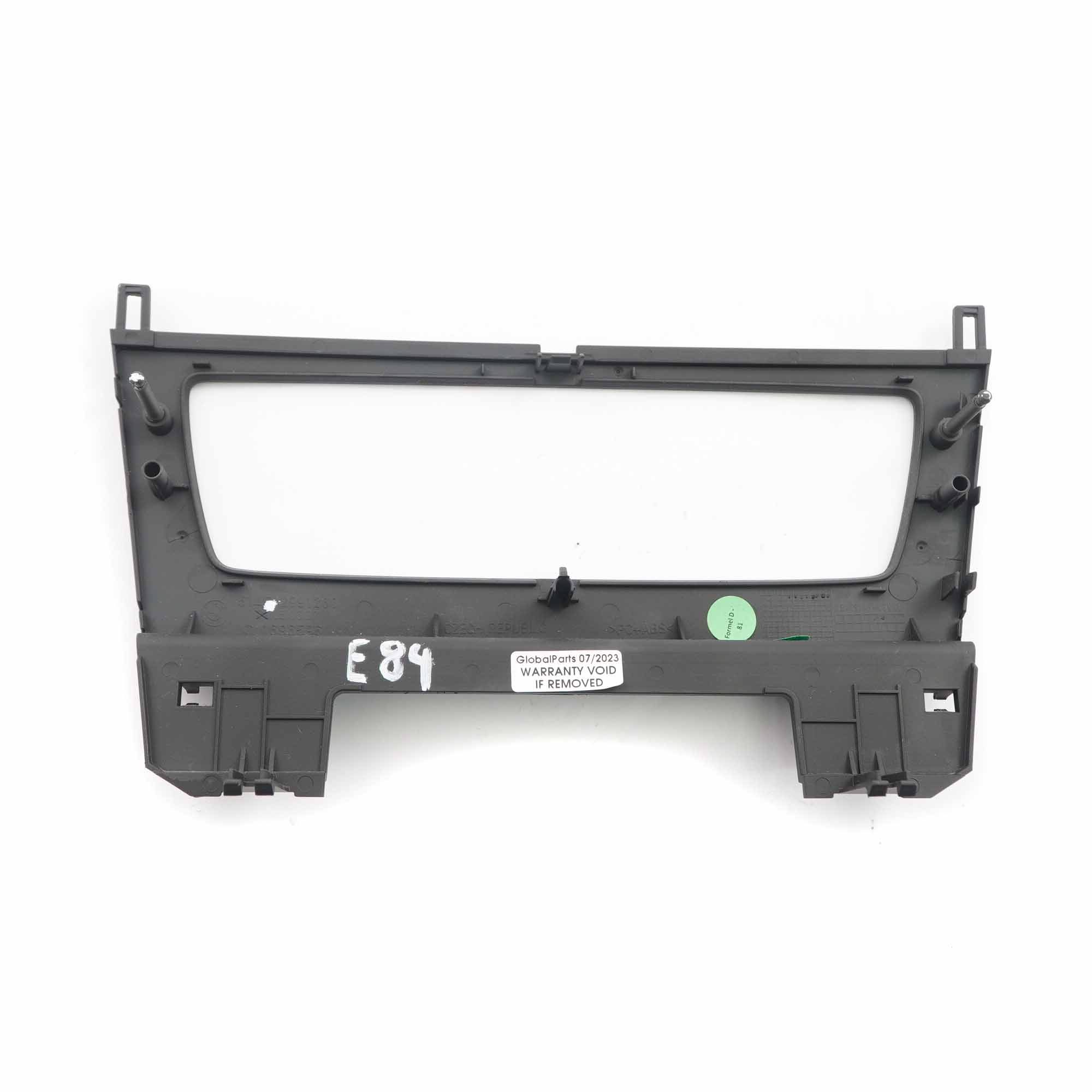 BMW X1 E84 Navigation Centre Console Frame Trim Cover Panel Black 2991260