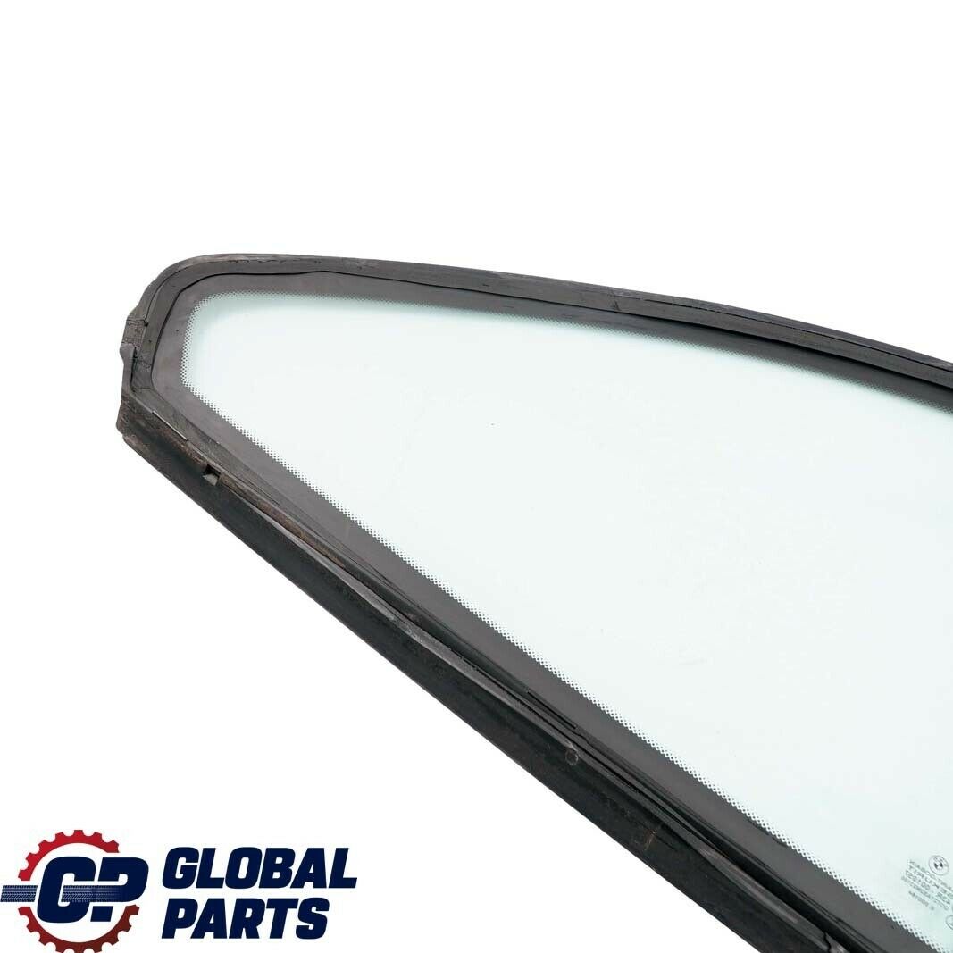 BMW 1 Series E82 Rear Left N/S Side Window AS2 Glanzschwarz High Gloss