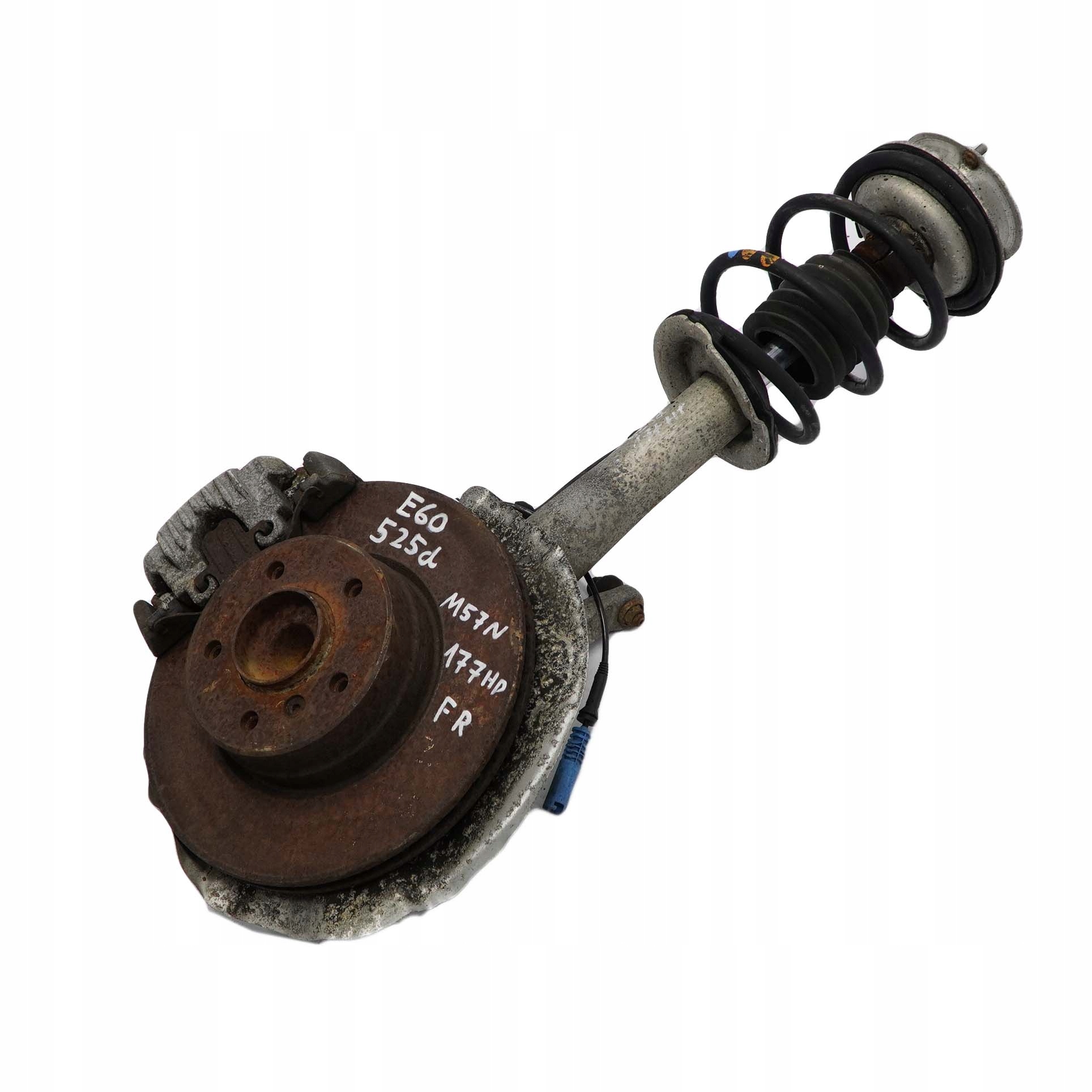 BMW 5 E60 Saloon 525d M57N Front Right O/S Spring Brake Suspension Leg Hub