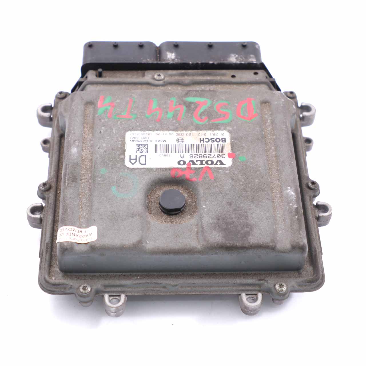 Volvo V70 2.4 D5244T4 Dieselmotor Steuergerät ECU 30729826A Schaltgetriebe