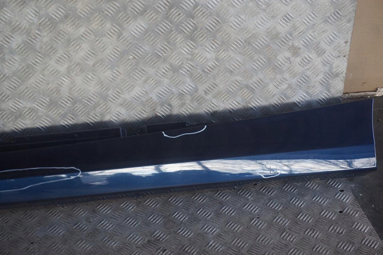 BMW 1 E87 LCI Sill Strip Side Skirt Left N/S Tiefseeblau Deep Sea Blue A76