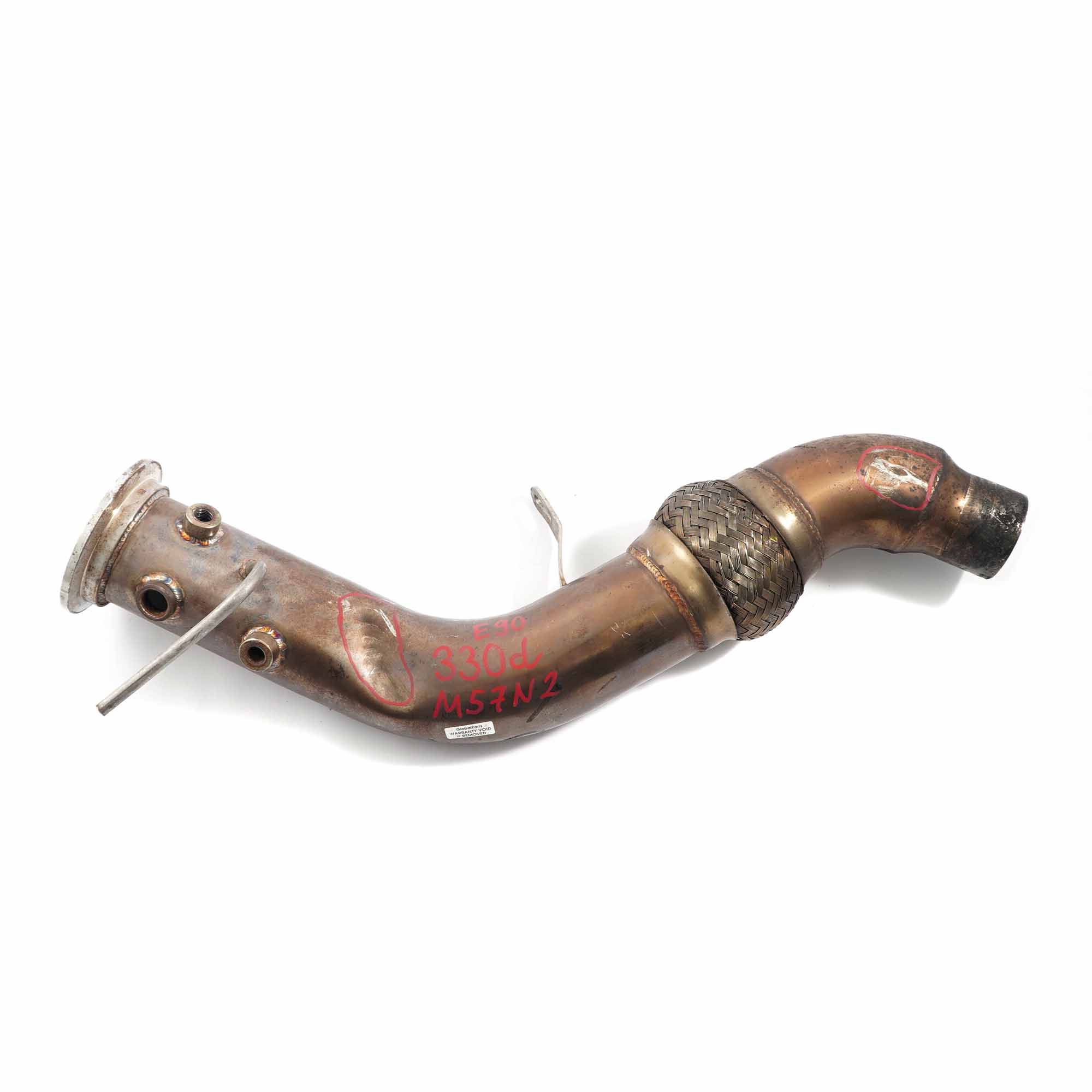 BMW E60 E90 325d 330d 525d 530d M57N2 Exhaust Turbo Decat Catless Downpipe