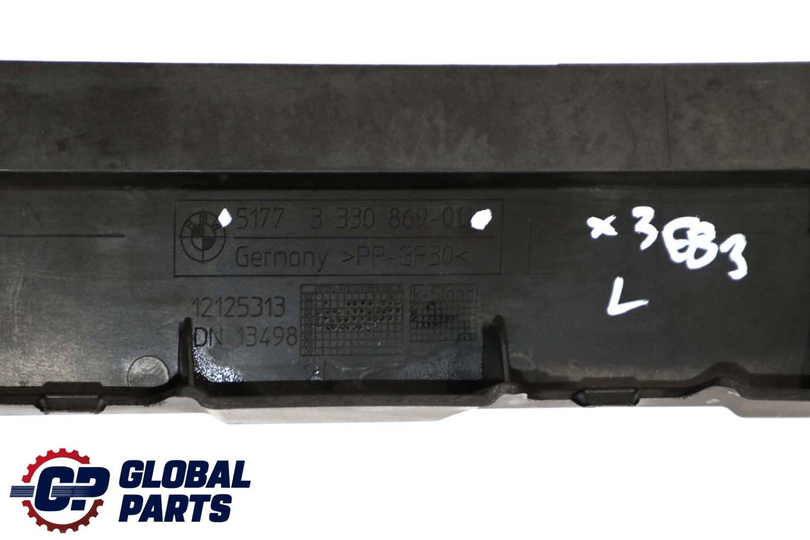 BMW X3 Series E83 Left N/S Door Sill Chassis Cover Shield Reinforcement  3330869