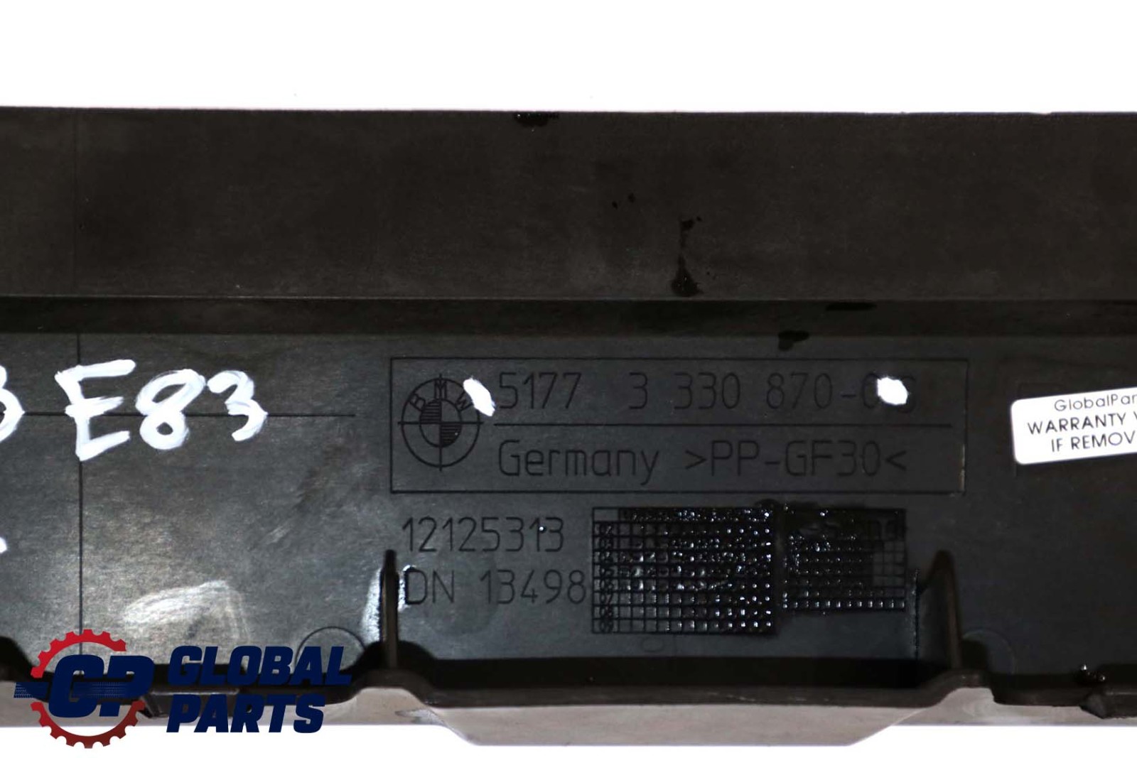 BMW X3 SERIES E83 Right O/S Door Sill Chassis Cover Shield Reinforcement 3330870