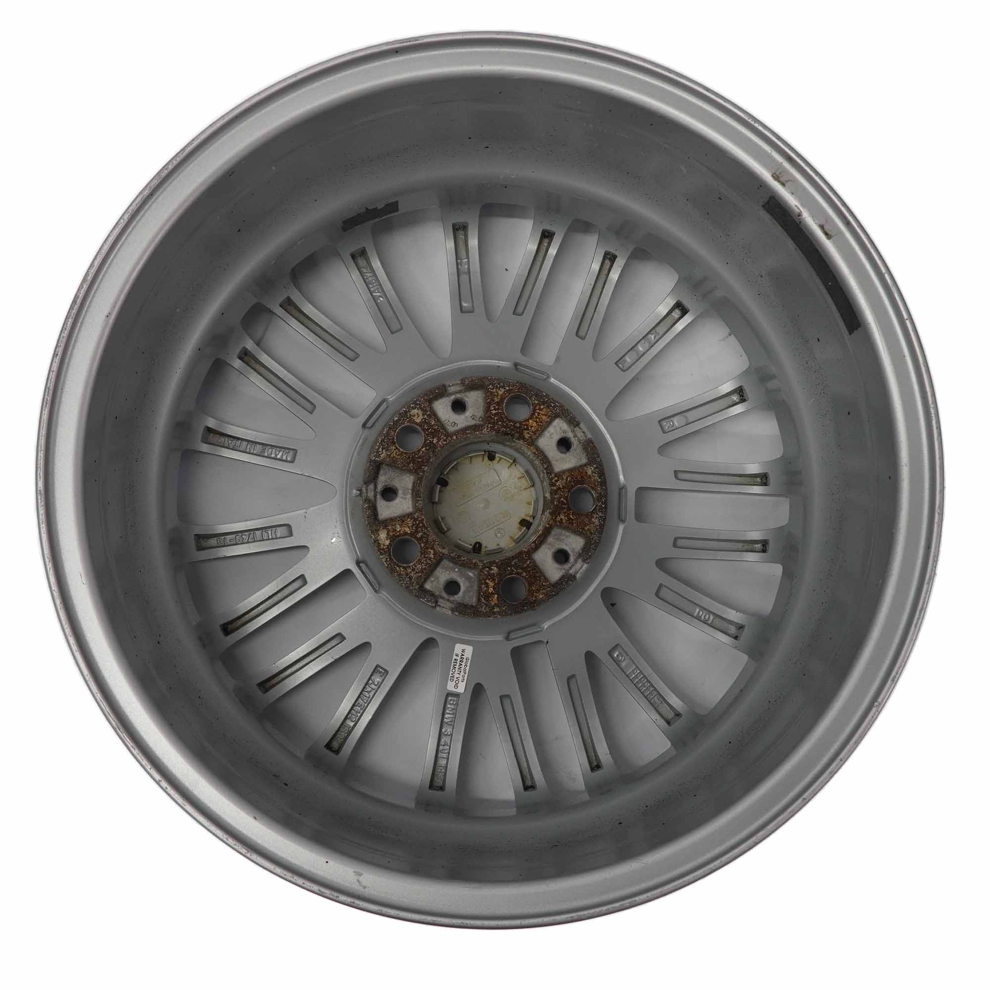 BMW X3 E83 Silver Wheel Light Alloy Rim 17" V Spoke 110 ET:37 7J 3401198