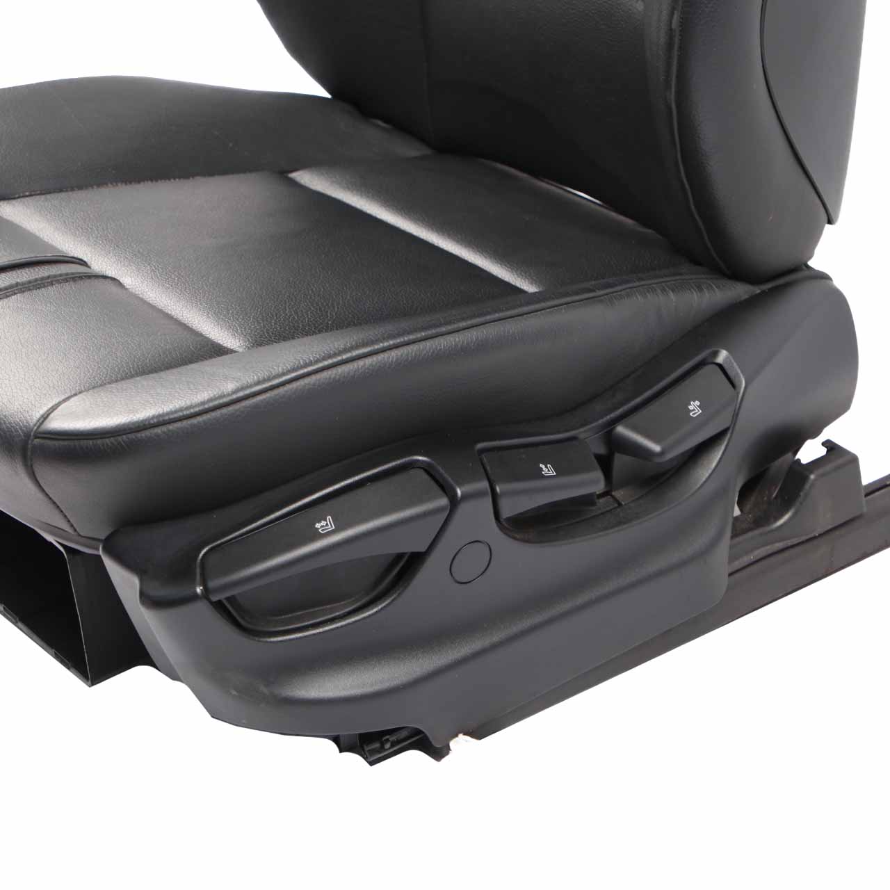 BMW X3 E83 Schwarz Leder Vorne Links Sitz Ambiente