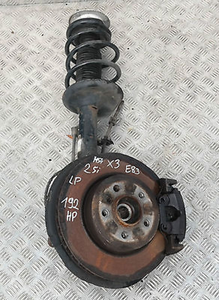 BMW X3 E83 2.5i M54 FRONT LEFT N/S LEG SPORT SUSPENSION AXLE BRAKE DISC HUB SET