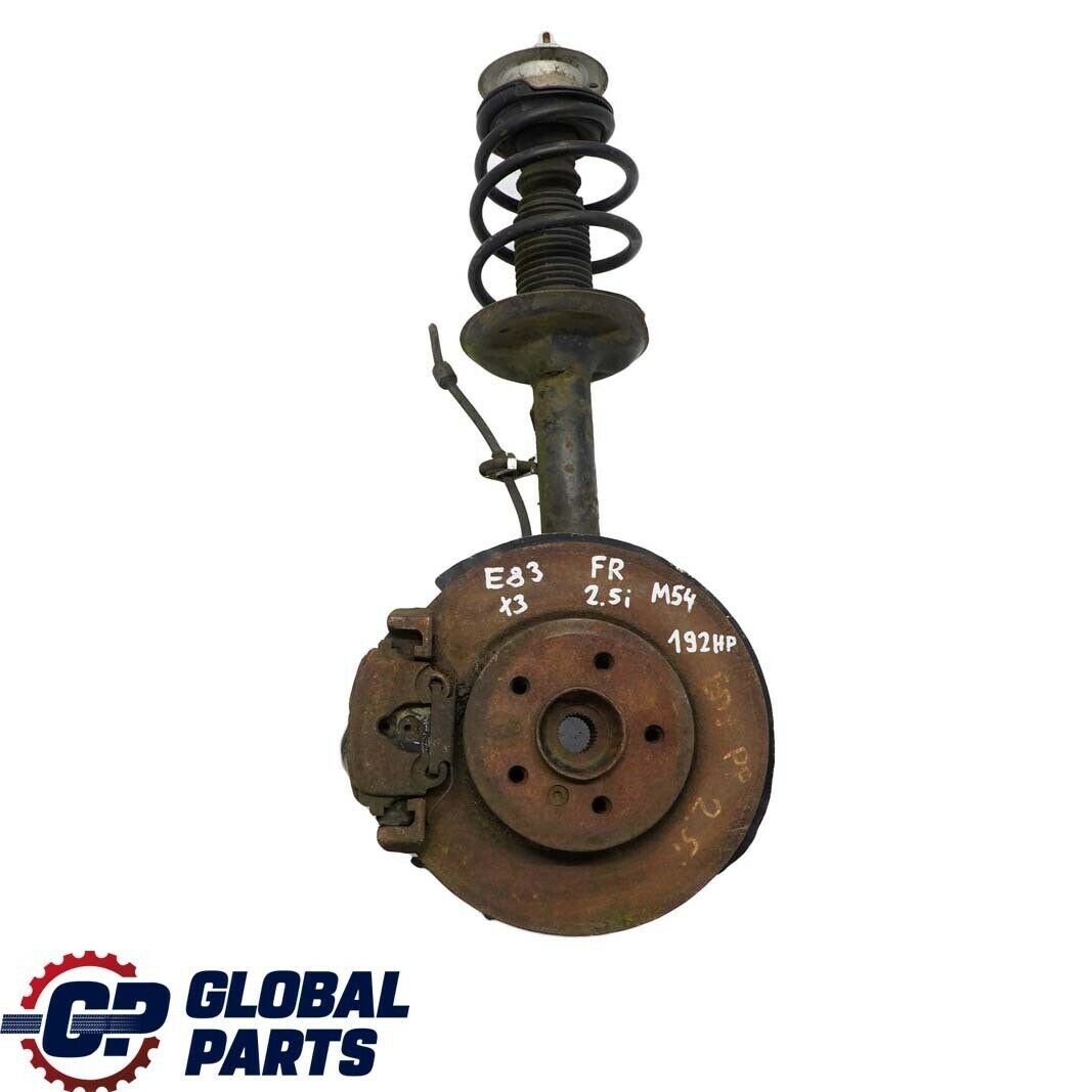 BMW X3 E83 2.5i M54 Front Right O/S Leg Sport Suspension Axle Brake Disc Hub Set