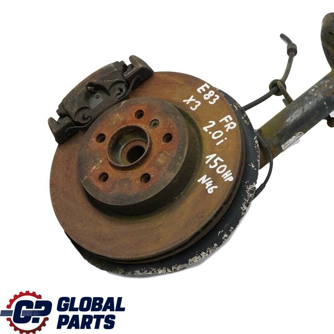 BMW X3 E83 2.0i N46 Front Right O/S Leg Sport Suspension Axle Brake Disc Set