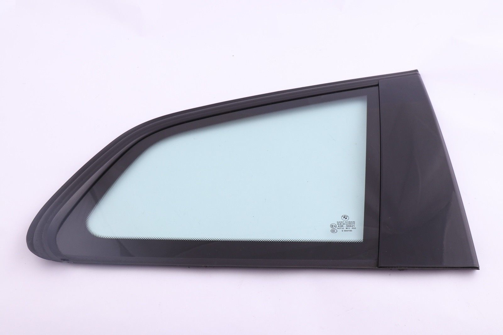 BMW X3 Series E83 Trim Side Glass Window Rear Right AS2 O/S Glanzschwarz