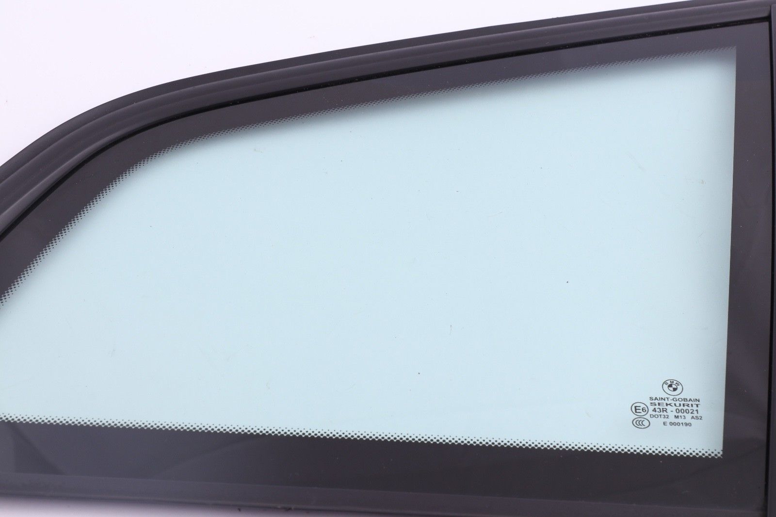 BMW X3 Series E83 Trim Side Glass Window Rear Right AS2 O/S Glanzschwarz