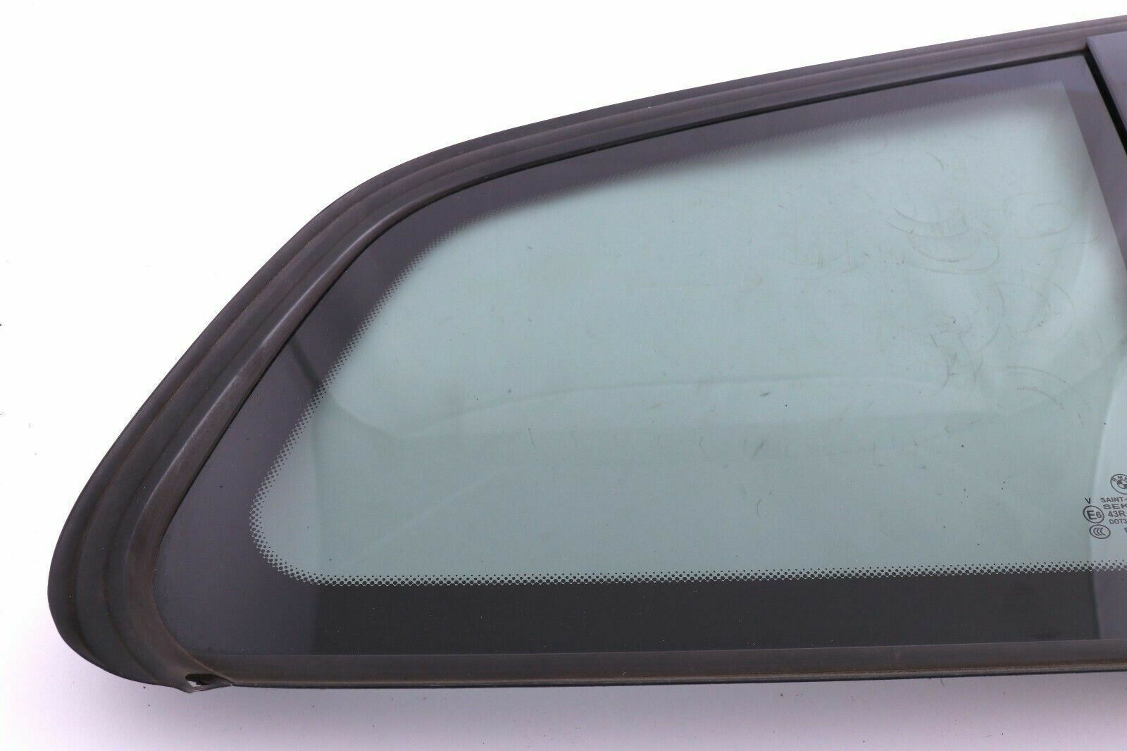 BMW X3 E83 LCI Trim Side Glass Window Rear Right O/S Glanzschwarz AS3