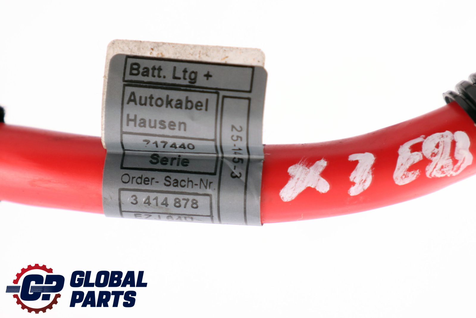 BMW X3 E83 LCI Battery Positive Lead Red Cable Plus Pole Wire 3414878