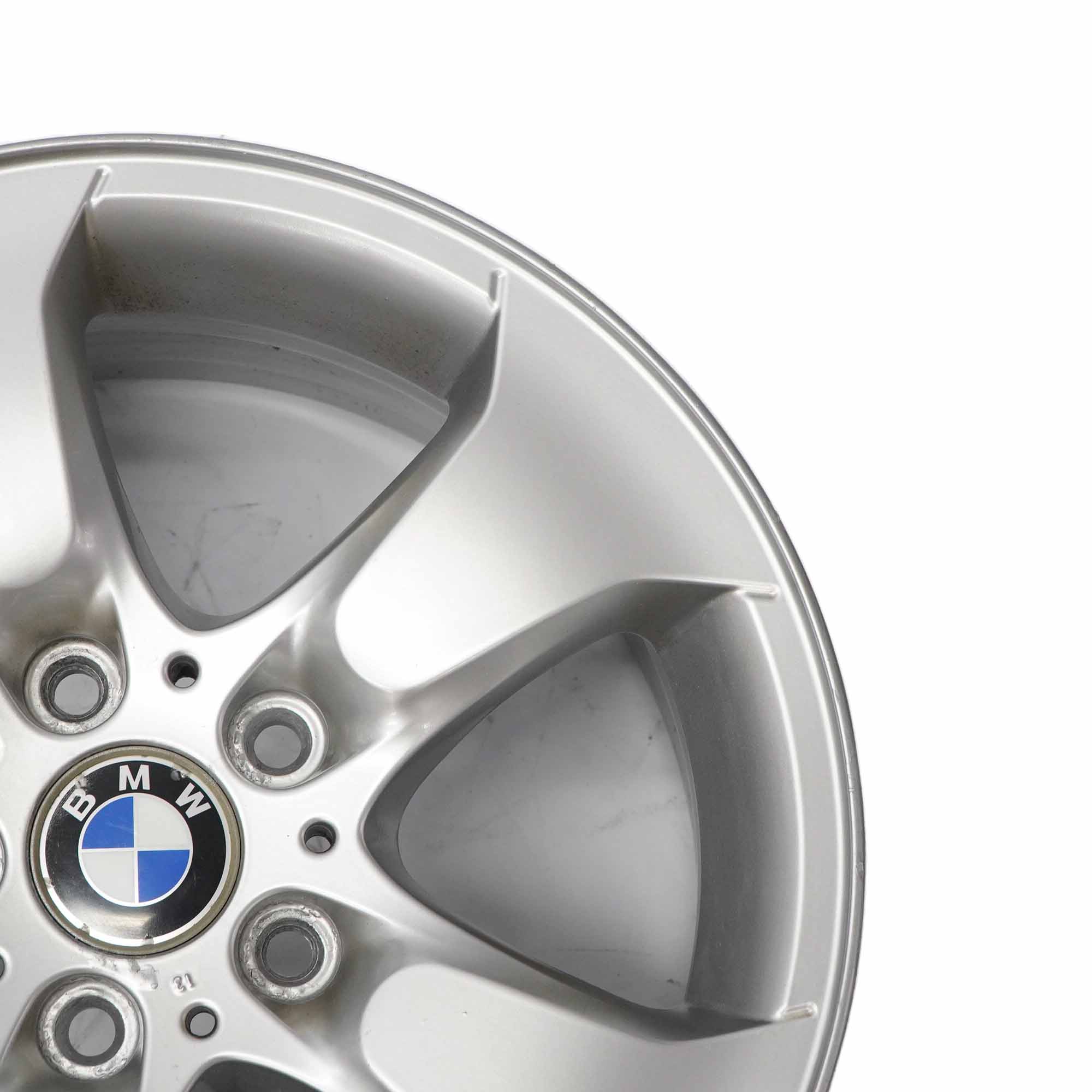 BMW X3 er E83 Silber Alufelge Alu Felge 17" Sternspeiche 204 ET:46 8J 3417393