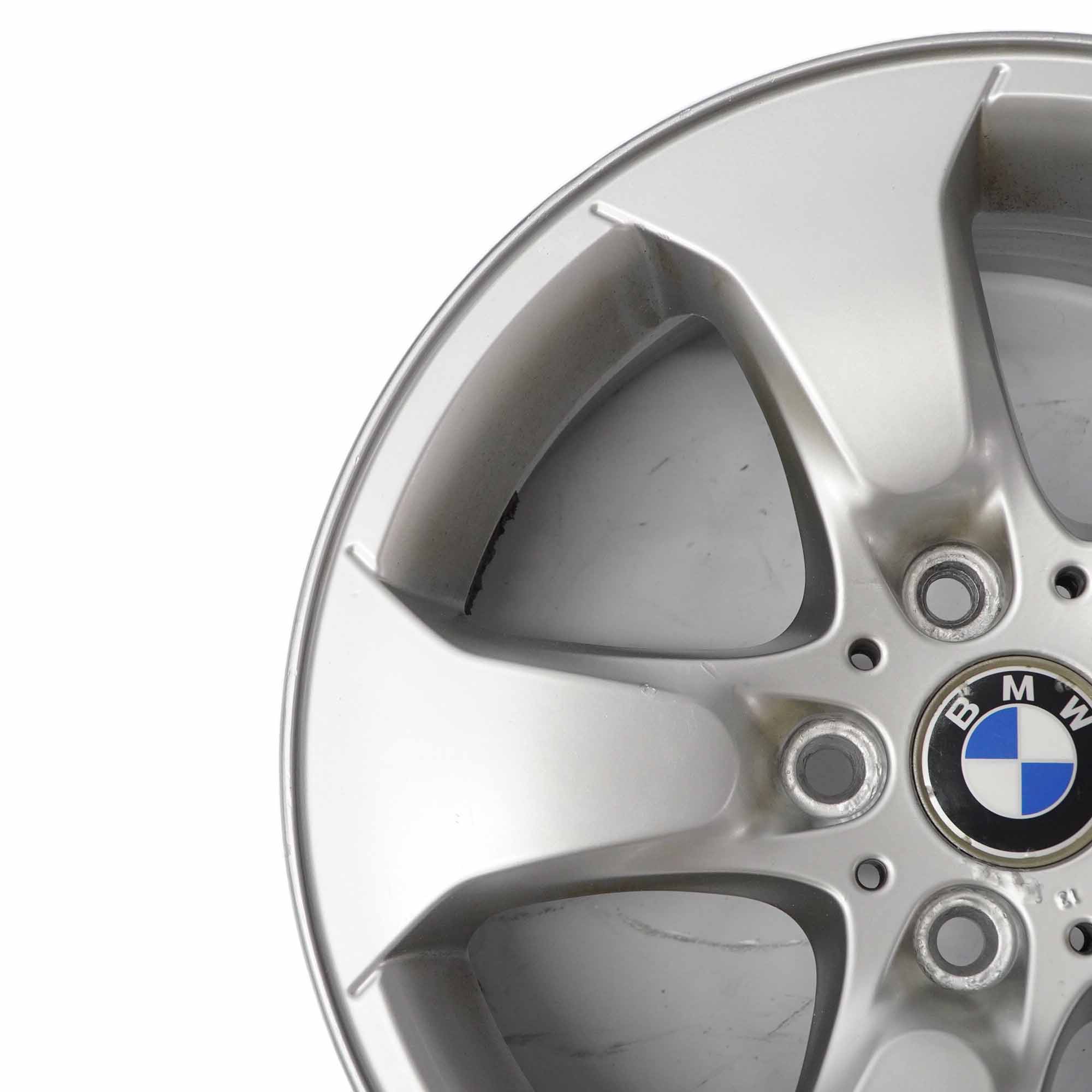 BMW X3 er E83 Silber Alufelge Alu Felge 17" Sternspeiche 204 ET:46 8J 3417393