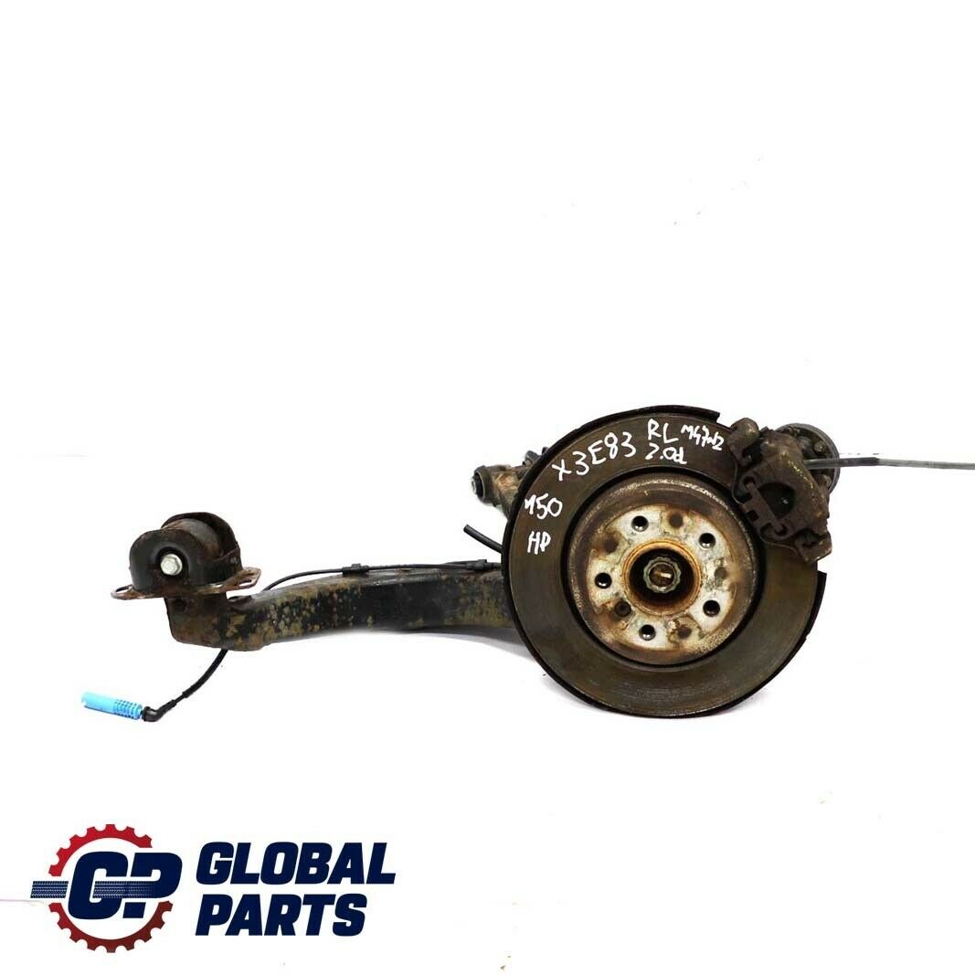 BMW X3 Series E83 2.0d M47N2 Rear Left N/S Suspension Leg Arm Brake Disc