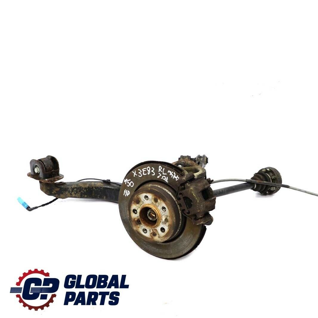 BMW X3 Series E83 2.0d M47N2 Rear Left N/S Suspension Leg Arm Brake Disc