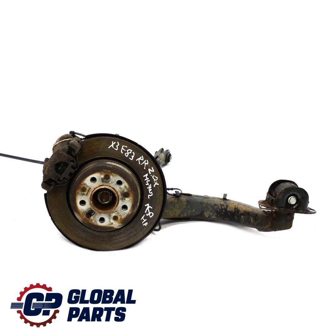 BMW X3 Series E83 2.0d M47N2 Rear Right O/S Suspension Leg Arm Brake Disc