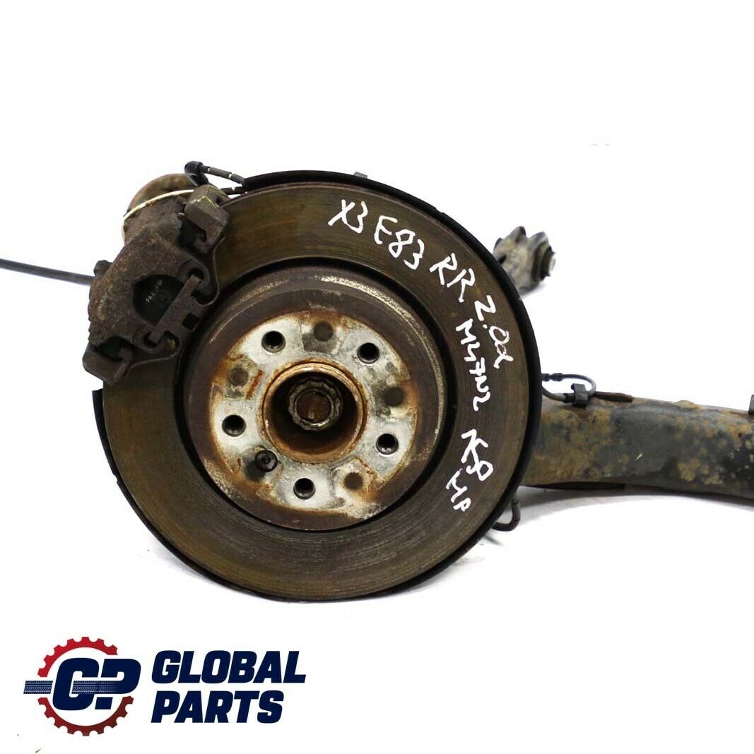 BMW X3 Series E83 2.0d M47N2 Rear Right O/S Suspension Leg Arm Brake Disc