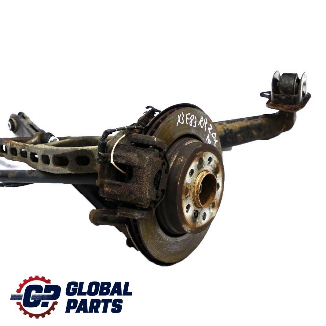 BMW X3 Series E83 2.0d M47N2 Rear Right O/S Suspension Leg Arm Brake Disc